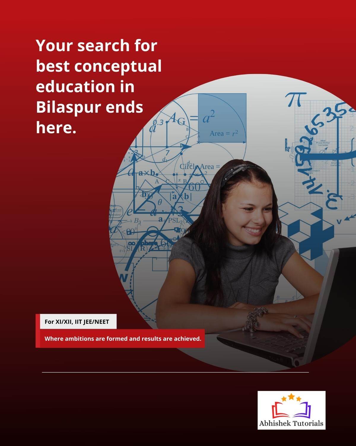 Students learning with guidance at Abhishek Tutorials